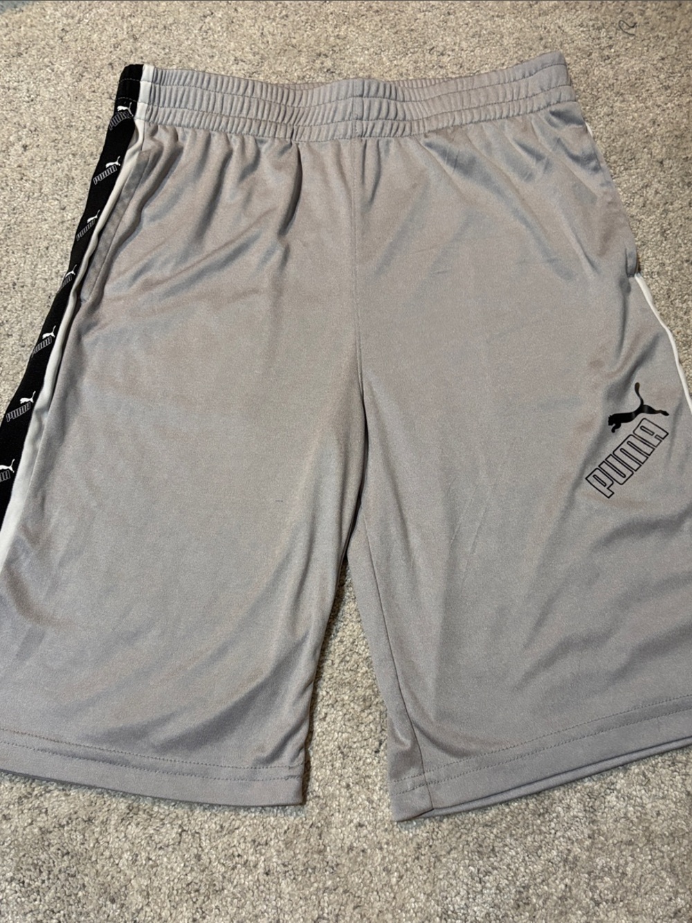 3/$15 - Puma Gray Athletic Shorts, sz YXL
